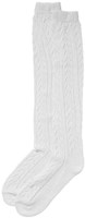 Tiroler Kousen voor dames Wit (100% katoen) (Product)