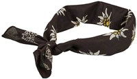 Tiroler Zakdoek - Sjaal Zwart Edelweiss (1)