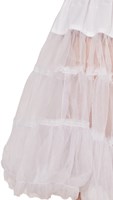 Dirndl Petticoat Wit (50cm) (detail rok)