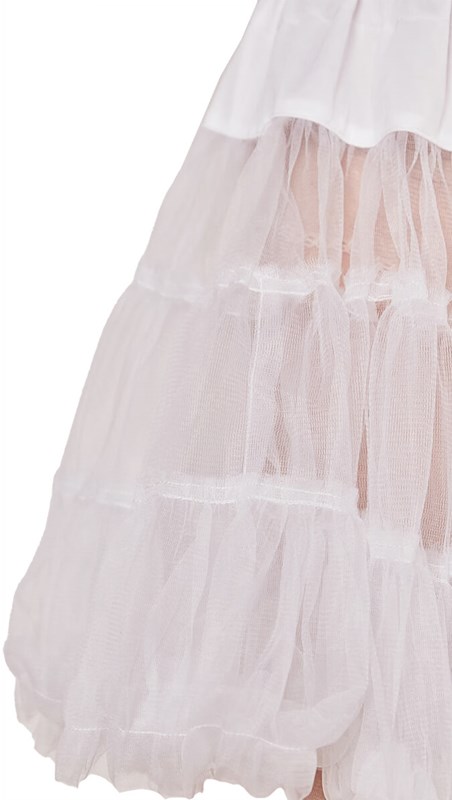 Dirndl Petticoat Wit (50cm) (detail rok)