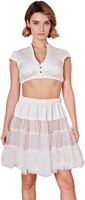 Wit Dirndl Petticoat (50cm)
