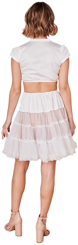 Dirndl Petticoat Ecru (50cm) (achterkant)