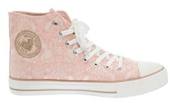 Dames Sneaker Tiroler Trachten Roze