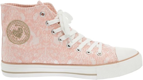Dames Sneaker Tiroler Trachten Roze