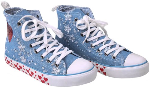 Dames Sneaker Tiroler Trachten Herzschlag