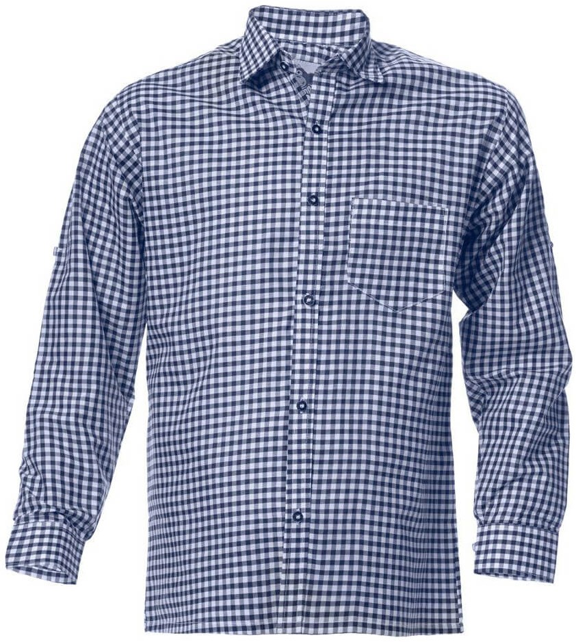 Blauw wit overhemd best sale