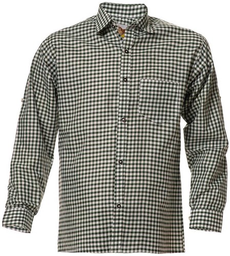 Overhemd Oktoberfest Groen-Wit