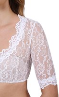 Dirndl Blouse Cassandra Ecru (detail mouw)