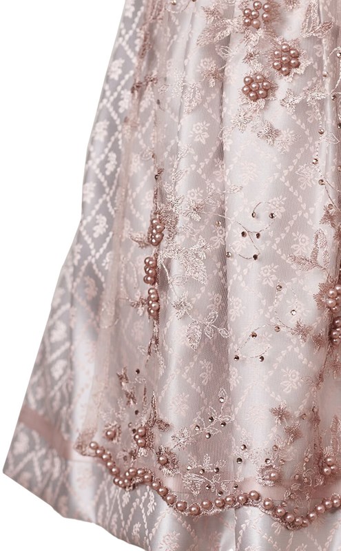 Dirndl Nalia Roze (50cm) (detail schort)