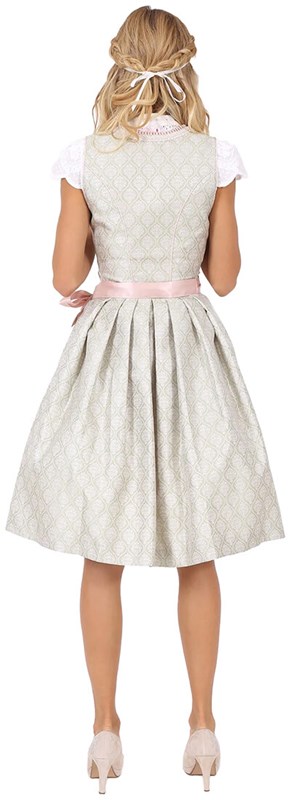 Dirndl Freya Lichtgroen (60cm) (achterkant)