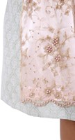 Dirndl Freya Lichtgroen (60cm) (detail rok en schort)