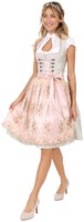 Dirndl Freya Lichtgroen (60cm) (zijkant)