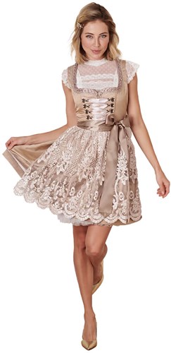 Leticia Dirndl Beige (50cm) - 2dlg.