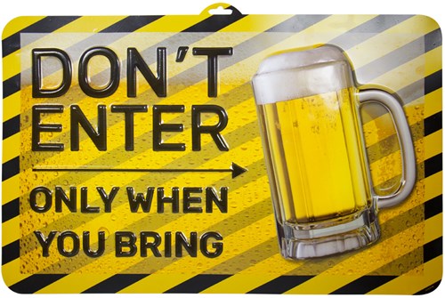 Bierfeest Wanddeco 3D (58x38cm)