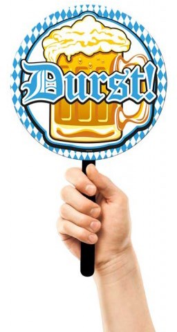 Oktoberfest Zwaaibordje Durst