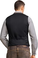 Tiroler Trachten Vest Platzhirsch Grijs (achterkant)