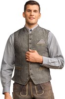 Trachten Tiroler Vest Platzhirsch Grijs