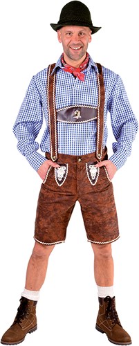 Tirolerbroek / Lederhose Bruin (met skai)