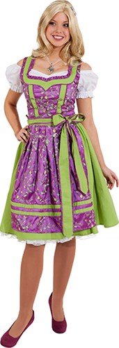 Fuchsia/Groen Dirndl Gitte