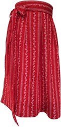 Rood Dirndlschort Landhaus 60cm (100% Katoen)
