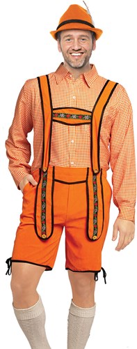 Lederhose Oranje Kort Johan