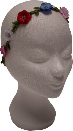 Bloemen Haarbandje met Multi met Strass