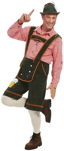 Broek Tiroler Groen met Bierpul