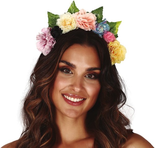 Haarband Bloemen Multi Luxe