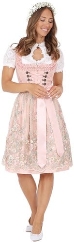 Jolene Dirndl Roze (60cm) - 2dlg.
