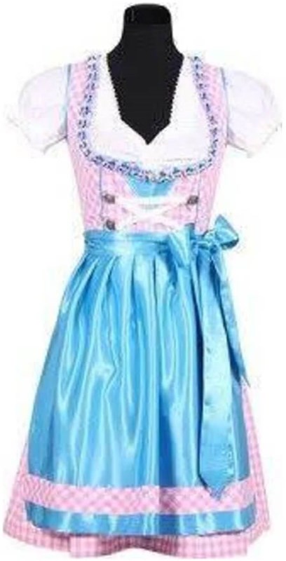 Dirndl Jenna Roze/Turquoise