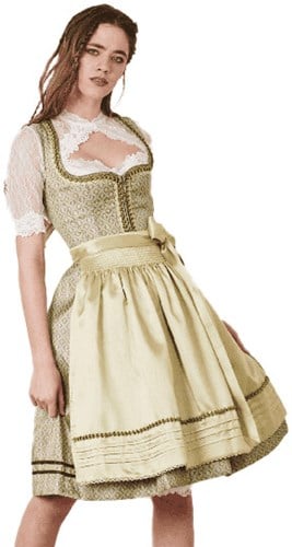 Groene Dirndl Antoinette (60cm)