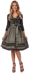 Leonie Dirndl Donker Groen (60cm) - 2dlg.
