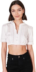 Aleli Dirndl Blouse Wit