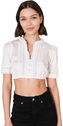 Aleli Dirndl Blouse Wit
