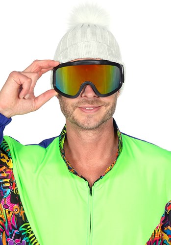 Skibril Luxe met Olieglas Regenboog
