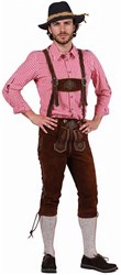 Kniebund Lederhose Donker Bruin (rundleer)