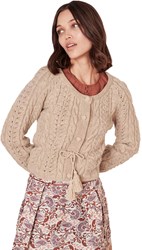 Beige Dames Trachten Vest Elea