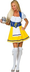 Tiroler Jurkje Blauw/Geel