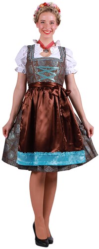 Irena Dirndl Turquoise-Bruin
