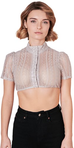 Kali Dirndl Blouse Grijs