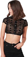 Dirndl Blouse Lavina Zwart (2)