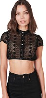 Dirndl Blouse Lavina Zwart (3)