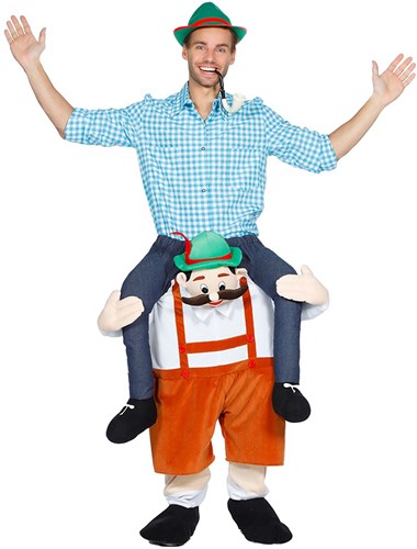 Piggyback Kostuum Tiroler Man (gedragen door)