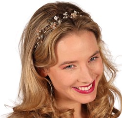 Haarband Goud-Zilver Oktoberfest (Luxe)