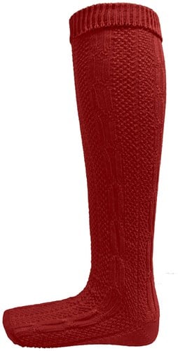 Kniekousen Oktoberfest Rood (50% wol)