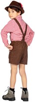 Kinder Tiroler Broek Bruin (achterkant)