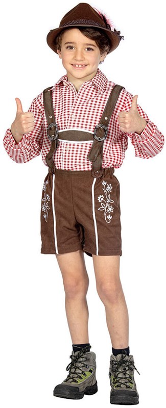 Kinder Tiroler Broek Bruin (jongen)
