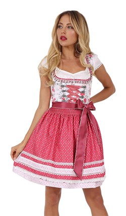 Naomi Dirndl Roze (50cm) - 2dlg.