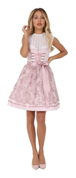 Dirndl Jamila Roze (50cm) 2dlg.