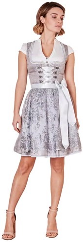 Luria Dirndl Grijs-Blauw (50cm) - 2dlg.